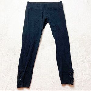 Soho street black leggings size large